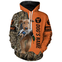 Load image into Gallery viewer, Airedale Terrier Hunting Dog Customized Name Shirts for Hunters, Duck Pheasant Birds Hunting Shirts FSD4253