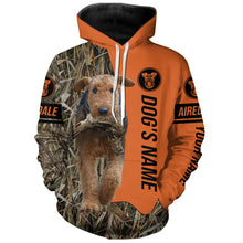 Load image into Gallery viewer, Airedale Terrier Hunting Dog Customized Name Shirts for Hunters, Duck Pheasant Birds Hunting Shirts FSD4253