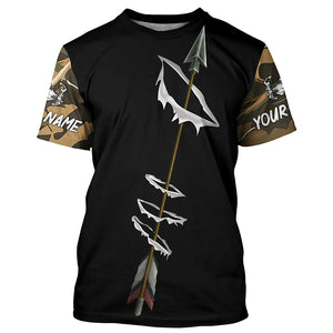 Archery Bow Hunting Custom Name Shirts - Personalized Bowhunting Gifts Shirts for Adult and kid FSD3069