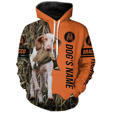 Load image into Gallery viewer, Bracco Italiano Hunting Dog Customized Name all over printed Shirts, Hunting gifts FSD4563