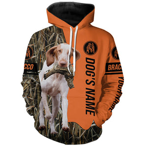 Bracco Italiano Hunting Dog Customized Name all over printed Shirts, Hunting gifts FSD4563