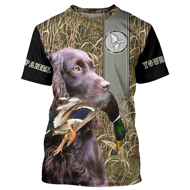 Boykin Spaniel Duck Hunting Dog Waterfowl Camo Custom full printing Shirts, Duck hunting Gifts FSD3348