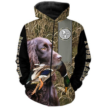 Load image into Gallery viewer, Boykin Spaniel Duck Hunting Dog Waterfowl Camo Custom full printing Shirts, Duck hunting Gifts FSD3348