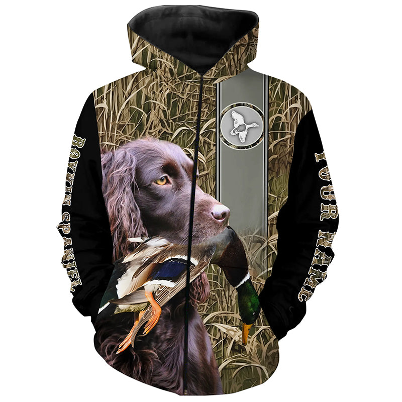 Boykin Spaniel Duck Hunting Dog Waterfowl Camo Custom full printing Shirts, Duck hunting Gifts FSD3348