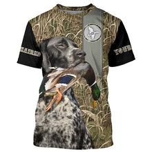 Load image into Gallery viewer, German Shorthaired Pointer Duck Hunting black roan GSP Dog shirt, duck hunting hoodie, hunting Gifts FSD3350