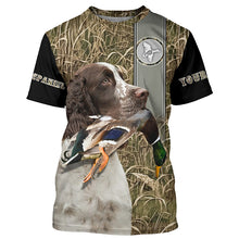 Load image into Gallery viewer, Duck hunting English Springer spaniel custom camo Shirts, duck hunting hoodie, Duck hunting Gifts FSD3353