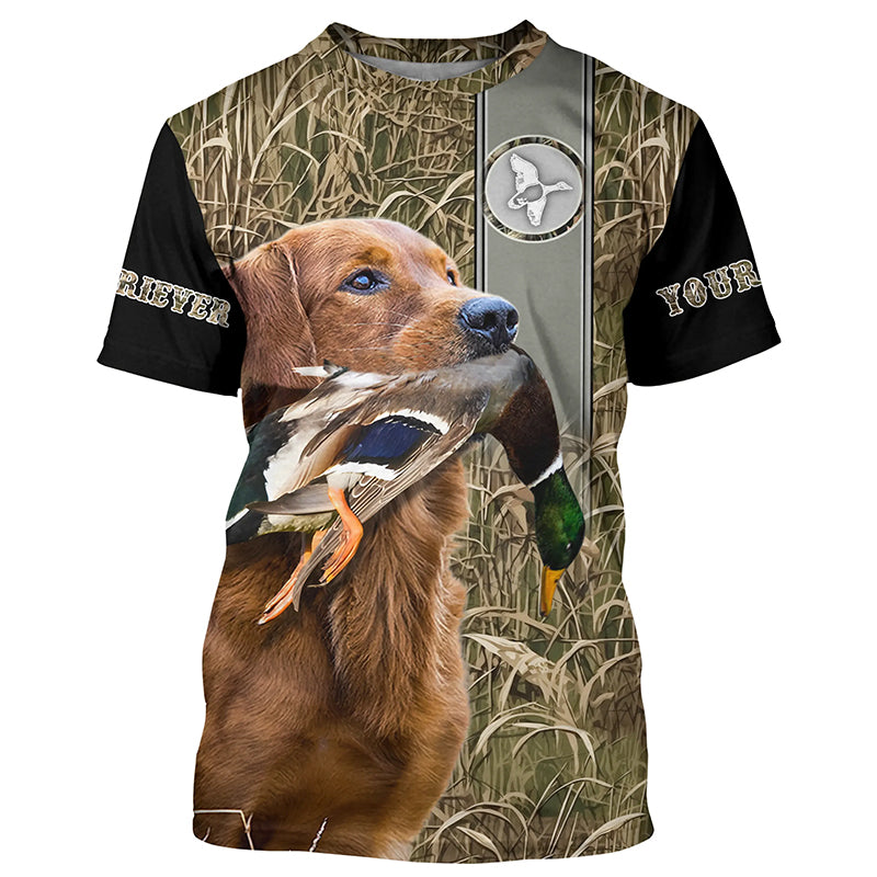 Golden Retriever Duck hunting custom camo Shirts, duck hunting hoodie, Duck hunting Gifts FSD3354