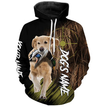 Load image into Gallery viewer, Golden Retriever Custom Name Hunting Dog Shirts for Hunter, Gifts for Hunters FSD4576