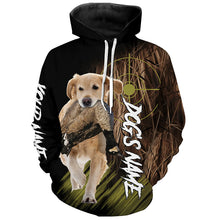 Load image into Gallery viewer, Golden Retriever Custom Name Hunting Dog Shirts for Hunter, Gifts for Hunters FSD4576