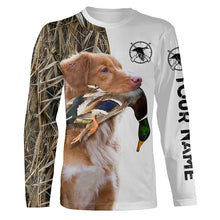 Load image into Gallery viewer, Duck Hunting with Toller (Nova Scotia Duck Tolling Retriever) Dog Custom Name 3D All over print Shirt FSD3655