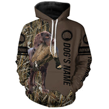 Load image into Gallery viewer, Boykin Spaniel Hunting dog customized Name Shirt, camo and brown color FSD4676