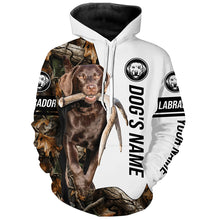 Load image into Gallery viewer, Chocolate Labrador Antler Shed Hunting Labs Customize Name All over print Shirts FSD3571