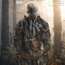 Load image into Gallery viewer, Deer Hunter Camo Hunting Hoodie For Men – Realistic Buck Design NHT334