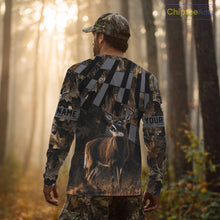 Load image into Gallery viewer, Deer Hunter Camo Hunting Hoodie For Men – Realistic Buck Design NHT334