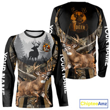 Load image into Gallery viewer, Deer Hunting Camo Shirt For Men, Custom Camo 3D Animal Deer Hunting Shirt NHT340
