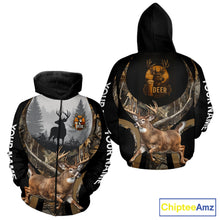 Load image into Gallery viewer, Deer Hunting Camo Shirt For Men, Custom Camo 3D Animal Deer Hunting Shirt NHT340