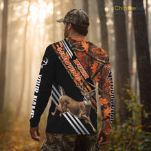 Load image into Gallery viewer, Running Deer Hunting Shirt – Autumn Camo Design, Custom Name for Hunters NHT341