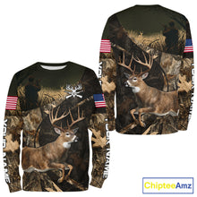 Load image into Gallery viewer, Whitetail Deer Hunting Shirt, Best Gifts for Deer Hunters, Hunting Hoodie For Men NHT351