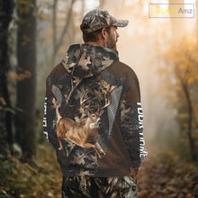 Load image into Gallery viewer, Whitetail Deer Jumping 3D All Over Print Shirts, Gift for Deer Hunters Men, Hunting Hoodie NHT355