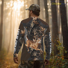 Load image into Gallery viewer, Whitetail Deer Jumping 3D All Over Print Shirts, Gift for Deer Hunters Men, Hunting Hoodie NHT355