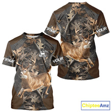 Load image into Gallery viewer, Whitetail Deer Jumping 3D All Over Print Shirts, Gift for Deer Hunters Men, Hunting Hoodie NHT355