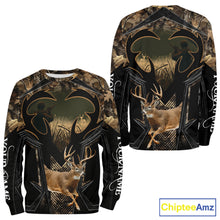 Load image into Gallery viewer, Deer Hunting Shirt 3D All-Over Print Deer with Camo Forest, Gift for Deer Hunters Men NHT360