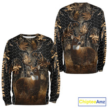 Load image into Gallery viewer, Hunting Camo Hoodie with Majestic Deer Print Outdoor Style, Deer Sweatshirts For Men NHT370