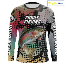 Load image into Gallery viewer, Rainbow Trout Fishing Shirt Pink Camo Custom Name, Rainbow Trout Fishing Team Jerseys NHT477