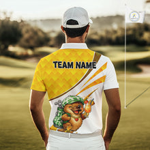Load image into Gallery viewer, Funny Platypus Golf Polo Shirt For Men, Golf Course Summer Outfit, Sporty Animal Golf Gift NHT573