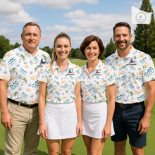 Load image into Gallery viewer, Personalized Tropical Palm Trees Mens Golf Polo Shirts Summers Team Golf Clothes NHT778