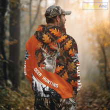 Load image into Gallery viewer, Personalized Deer Hunting Orange Camo Shirts, Season Deer Hunting, Deer Hunting Gift NHT310