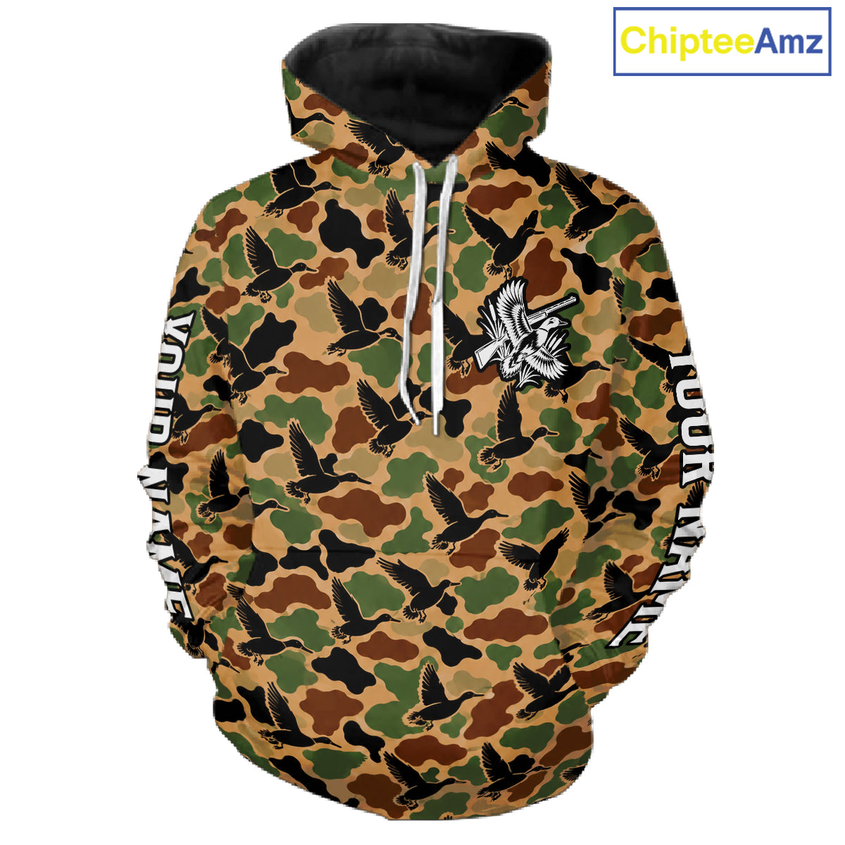 Mallard Duck Hunting Shirt Custom Vintage Duck Camouflage Hunter Gift Apparel NHT1750