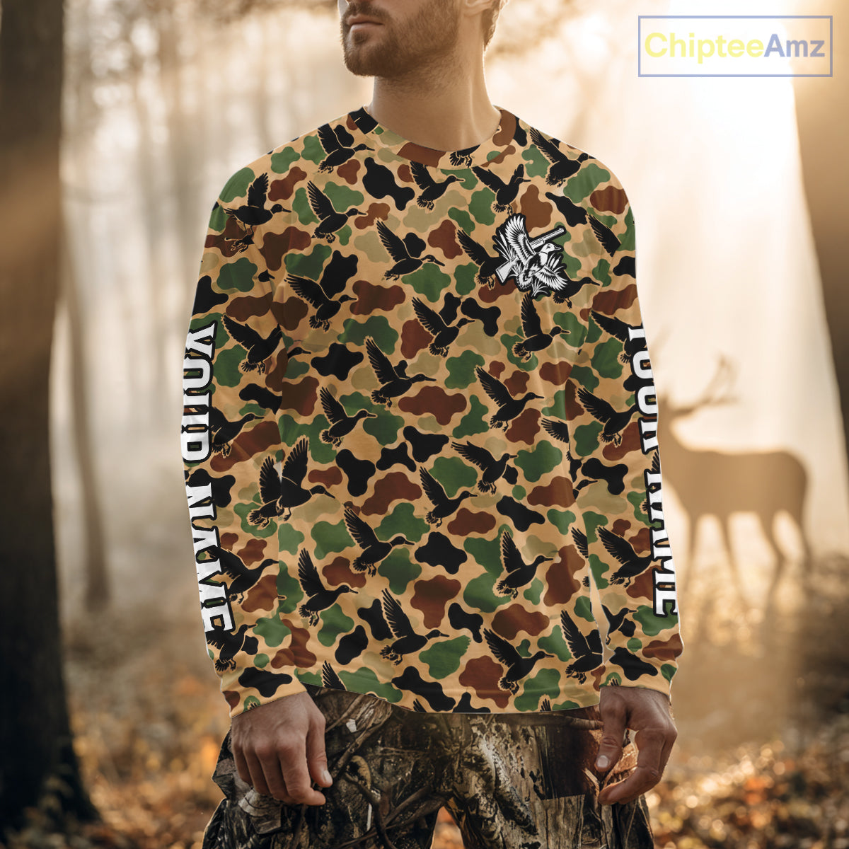 Mallard Duck Hunting Shirt Custom Vintage Duck Camouflage Hunter Gift Apparel NHT1750