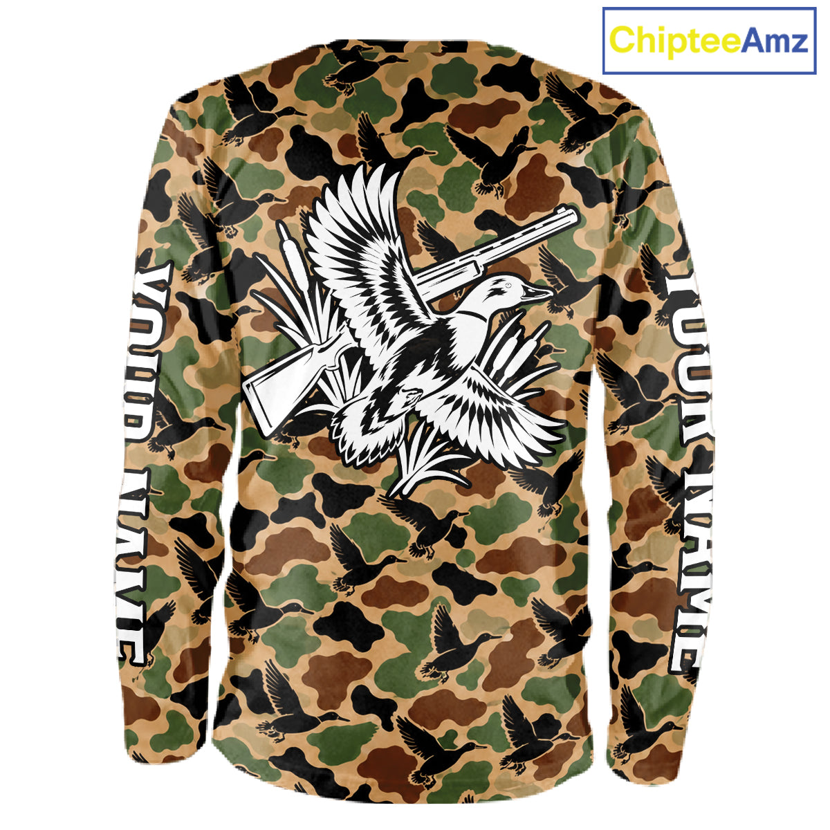 Mallard Duck Hunting Shirt Custom Vintage Duck Camouflage Hunter Gift Apparel NHT1750