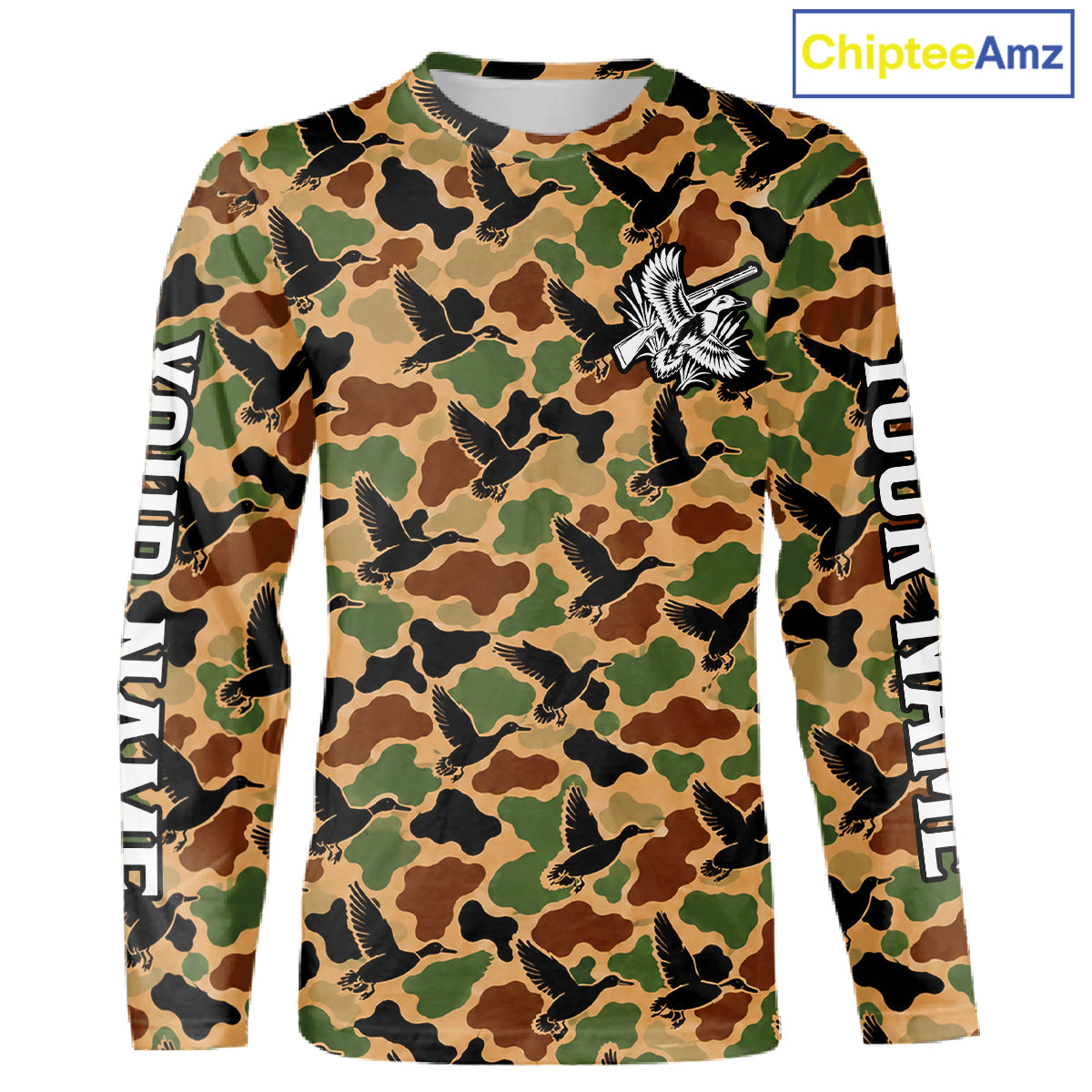 Mallard Duck Hunting Shirt Custom Vintage Duck Camouflage Hunter Gift Apparel NHT1750
