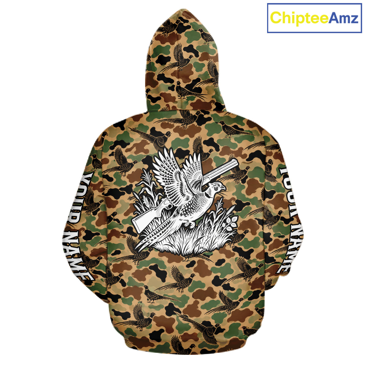 Pheasant Hunting Shirt Custom Vintage Pheasant Camouflage Hunter Gift Apparel NHT1751