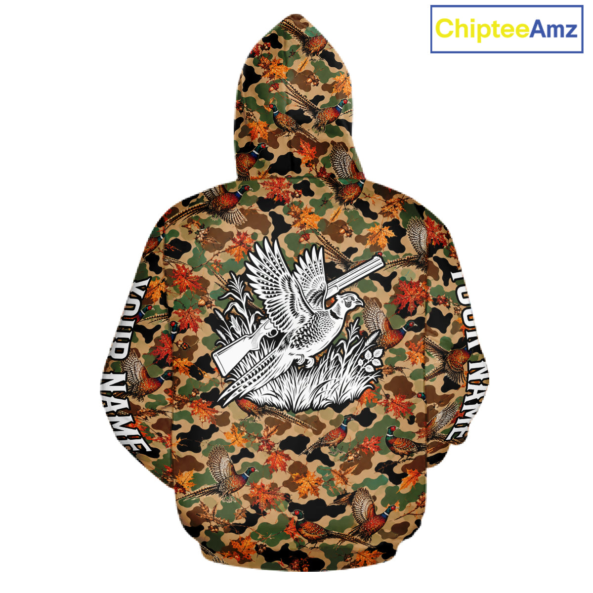 Pheasant Hunting Shirt Custom Vintage Pheasant Camouflage Auttumn Hunter Gift Apparel NHT1752