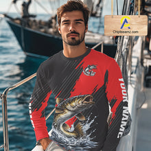 Load image into Gallery viewer, Catfish Fishing Long Sleeve Tournament Shirts, Personalized Catfish Fishing Jerseys NHT589