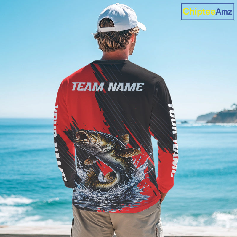 Catfish Fishing Long Sleeve Tournament Shirts, Personalized Catfish Fishing Jerseys NHT589