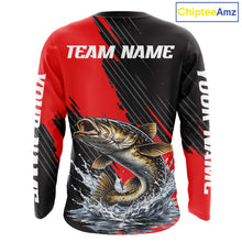 Load image into Gallery viewer, Catfish Fishing Long Sleeve Tournament Shirts, Personalized Catfish Fishing Jerseys NHT589