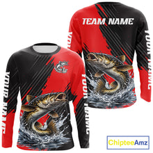 Load image into Gallery viewer, Catfish Fishing Long Sleeve Tournament Shirts, Personalized Catfish Fishing Jerseys NHT589