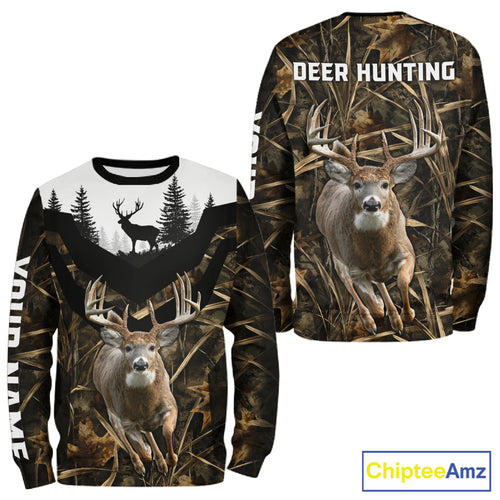 Deer Buck Custom Name 3D All Over Printed Shirts, Deer Hunting Shirt, Hunting Season NHT328