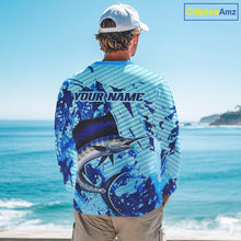 Load image into Gallery viewer, Custom Sailfish Saltwater Fishing Jerseys, Sailfish Fishing Shirts Long Sleeve For Men NHT617