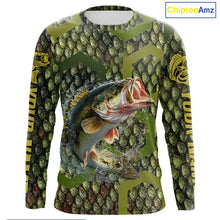 Load image into Gallery viewer, Custom Largemouth Bass Fishing Shirt, Largemouth Bass Fishing Jerseys NHT378