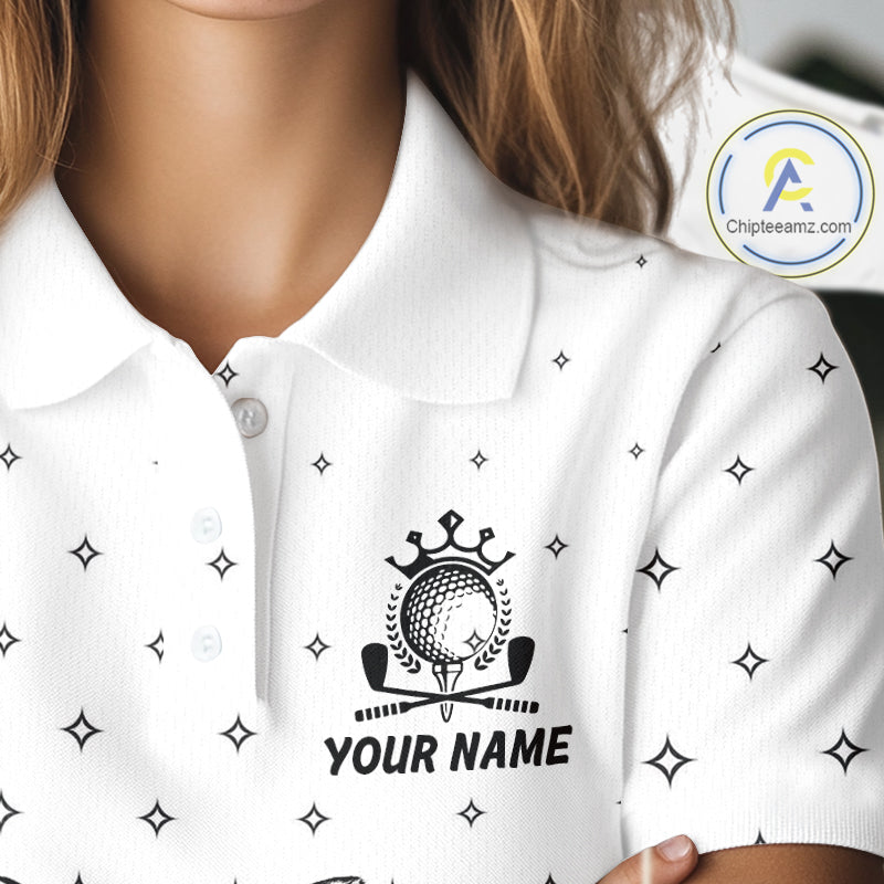 Funny Raccoon Golf Polo Shirt Custom Team Name Personalized Golf Team Polo Gift For Womens