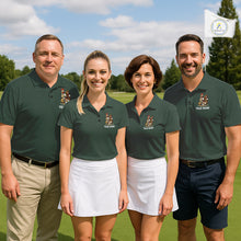 Load image into Gallery viewer, Funny Chicken Womens Golf Polo Shirt Custom Team Name Personalized Golfer Polo Funny Rooster Golf NHT1001