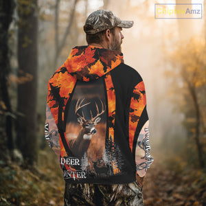 Beautiful Deer Hunting Shirt Orange Camo Custom Name Hunting Clothes For Deer Hunters NHT79