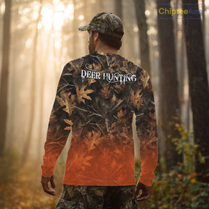 Fall Season Deer Hunting Shirt Custom Name Camo Clothes For Men Best Deer Hunting NHT81