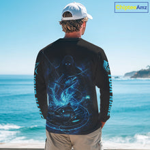 Load image into Gallery viewer, Personalized Marlin Fishing Shirt Long Sleeve For Men, Marlin Action Angler Shirt NHT436