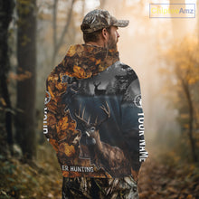 Load image into Gallery viewer, Personalized Grim Reaper Deer Hunting 3D Camo Shirt , Deer Hunting Shirt NHT278